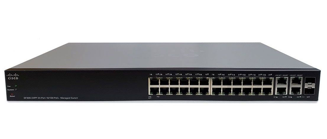 Cisco SF300 24port PoE Managed Switch
